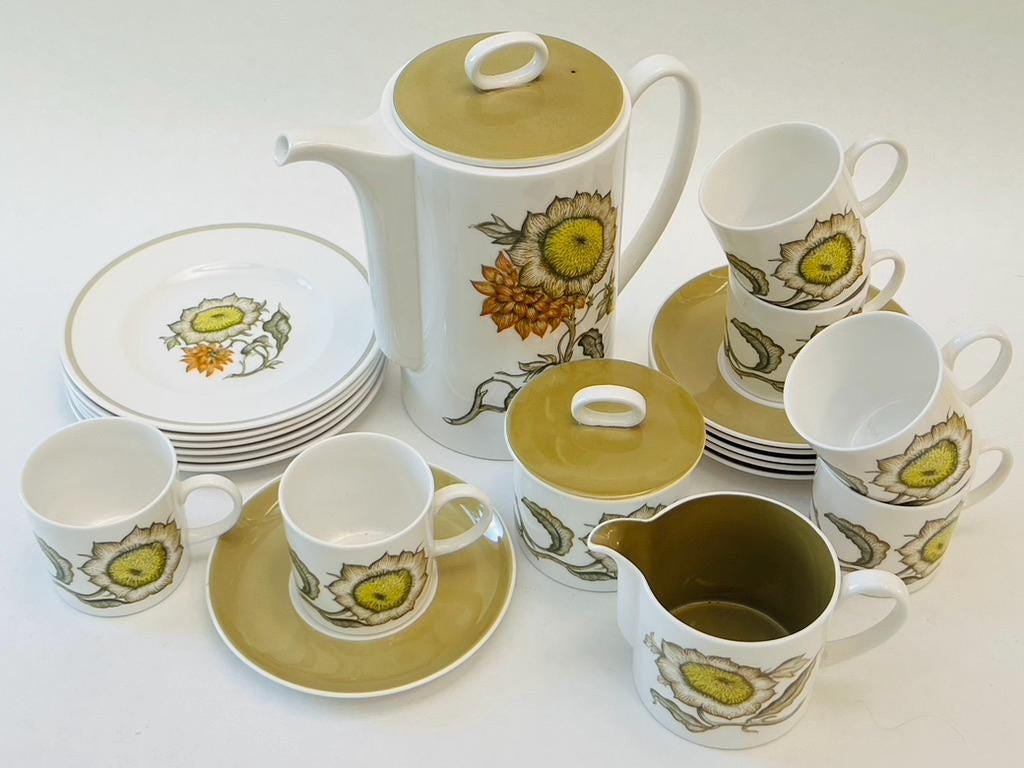 Susie Cooper Coffee Set - Etsy