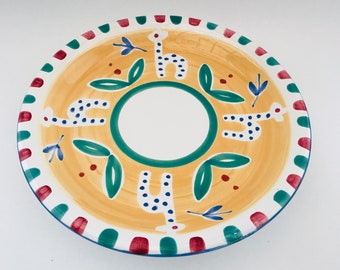 Habitat Vintage | Spotty Llamas | Made in Italy 1980s | Hand Painted Dinner Plate