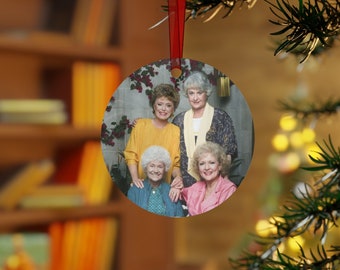 The Golden Girls Metal Christmas Ornaments