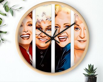 The Golden Girls Collage Wall Clock
