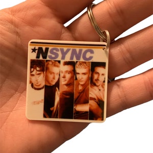 90’s Nostaglia Pop Bands Keychains *NSYNC Backstreet Boys Spice Girls