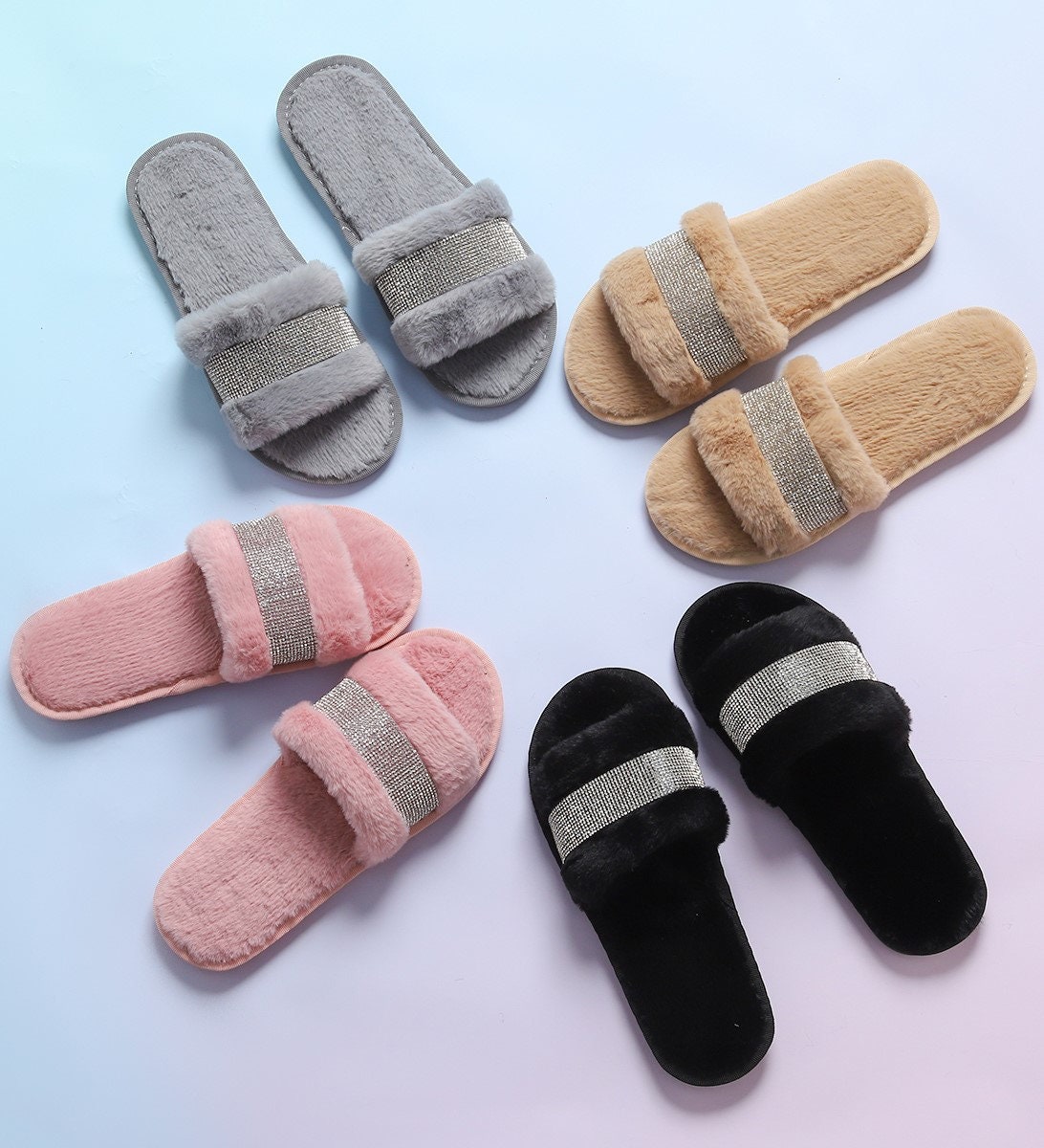 Chanel Fur Slide - Etsy Chanel Fur Slide - Etsy