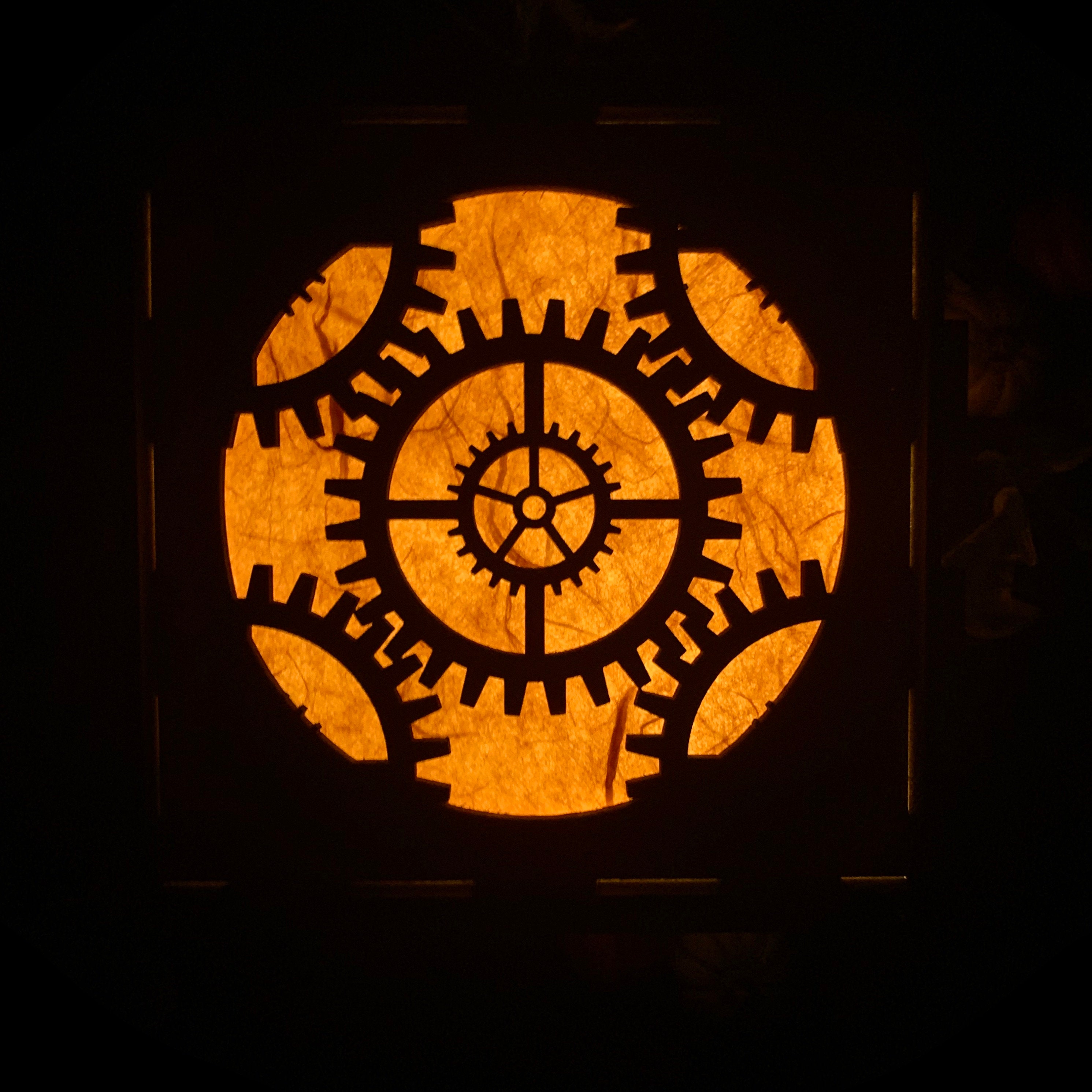 Steam Punk Gears Gear Lights Steampunk Light Gear Light Etsy