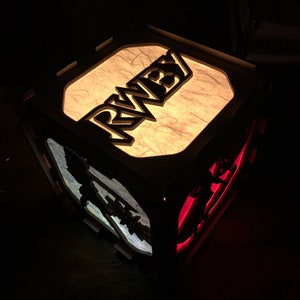 RWBY light box, RWBY night light, rwby night light, rwby merchandise, rwby gifts, rwby stuff, anime, anime night light, anime lights,