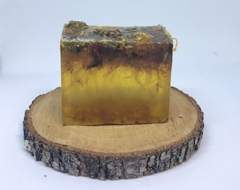 Margarita Tangerine Homemade Soap with Calendula Petals