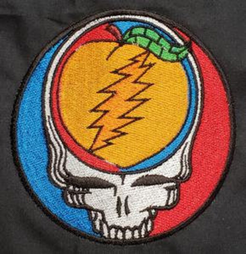 Grateful Dead Allman Brothers Band Full Stitch Patch Etsy