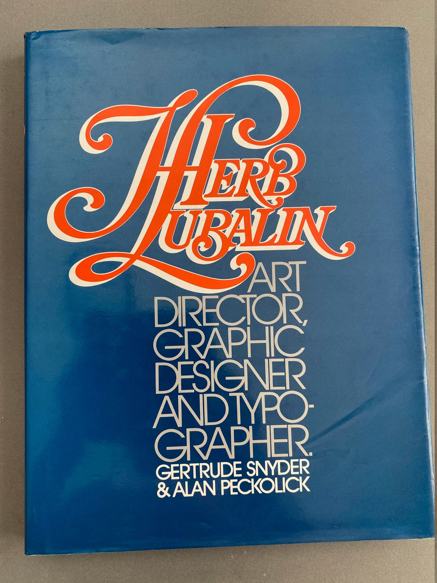 Herb Lubalin: Art Director Graphic Designer and Typographer - Etsy