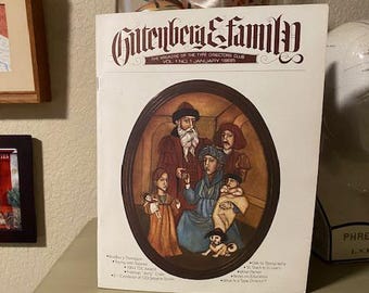 Gutenberg & Family - The Magazine of the Type Directors Club (Volume 1, Number 1, January 1985)