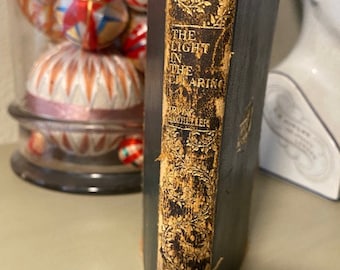 A Man for the Ages & Light in the Clearing -Irving Bacheller 1919 Leather Gilted