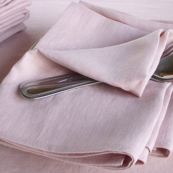 Blush Napkins Etsy