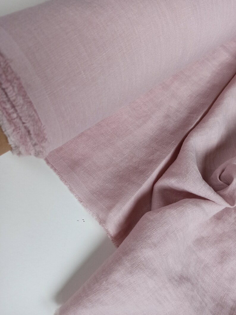 Linen Fabric by the Yard or Meter, Softened, Preshrunk Linen Fabric