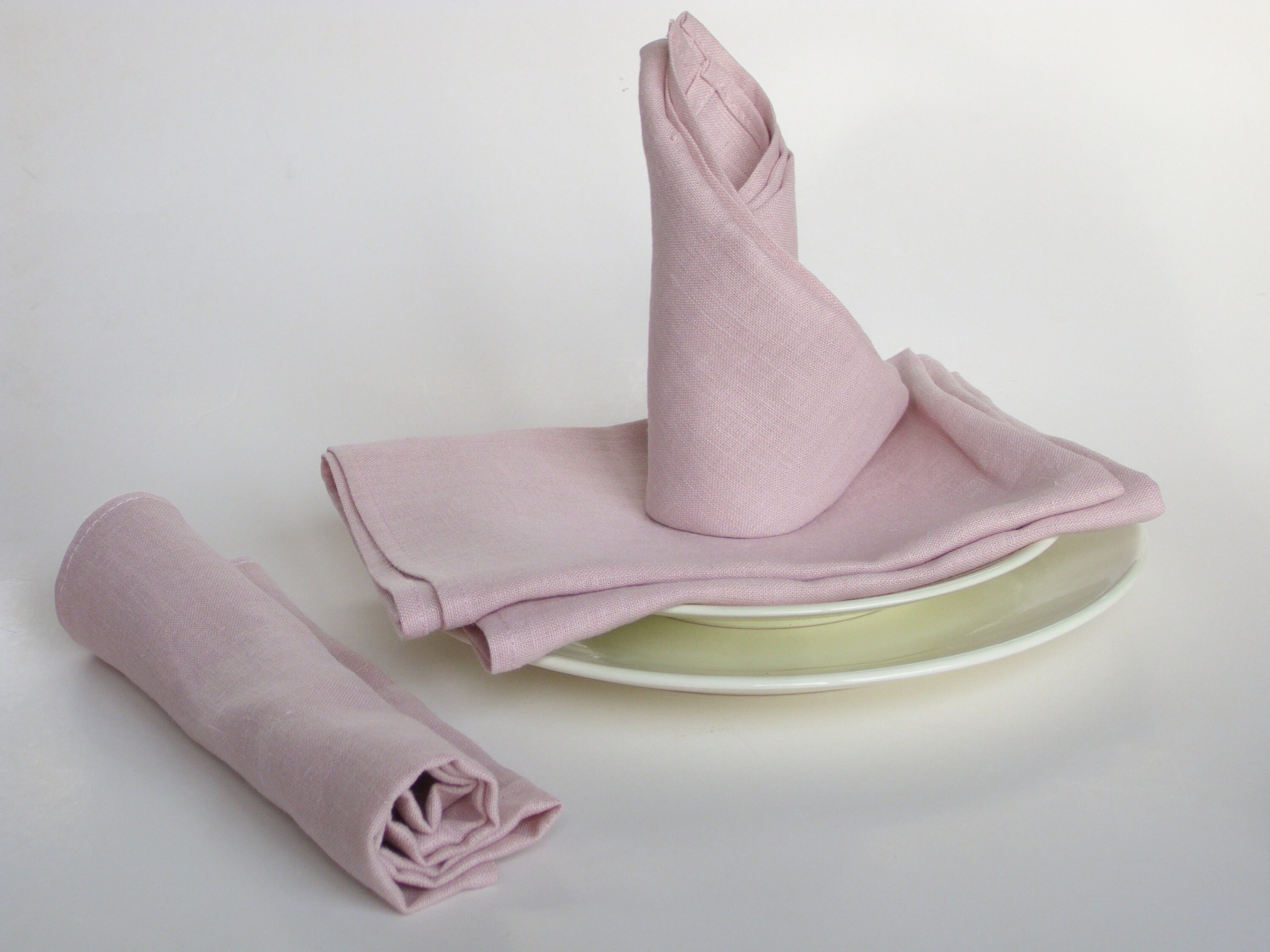 Linen Napkins in Bulk, Dinning Reusable Napkins, Individual Napkins