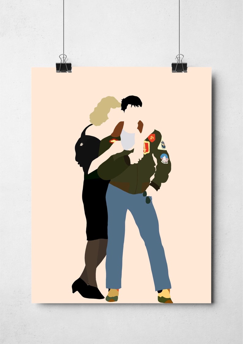 Top Gun // Minimalist Poster Print - Etsy