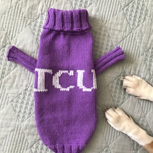 Personalization Dog Sweater with Letters, Knitted Dog Jumper With 1,2 or 3 Letters, Personalization Dog sweater, Sweater for Big Dogs