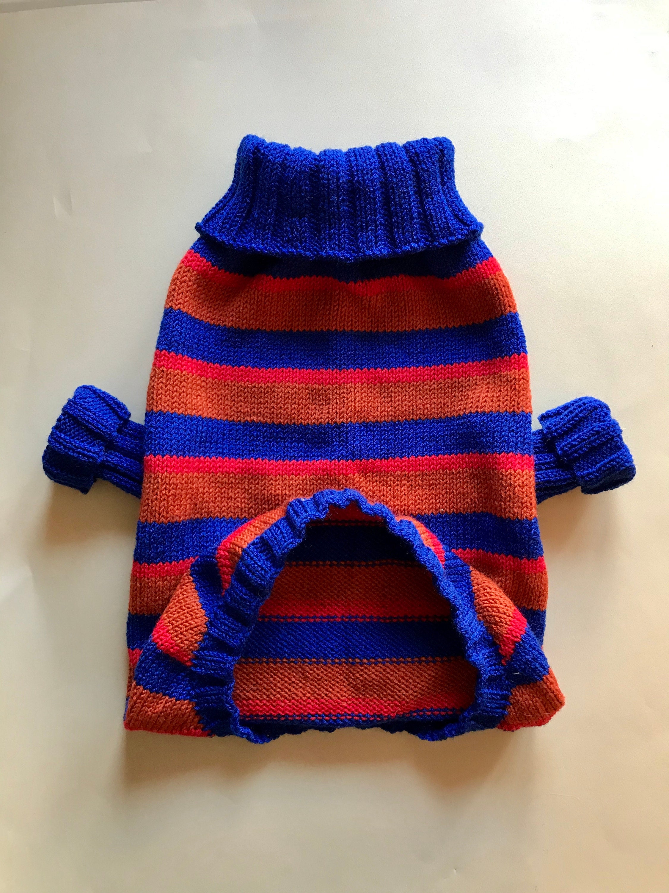 Personalization Dog Sweater Large Dog Sweater Knitted Woolen Etsy