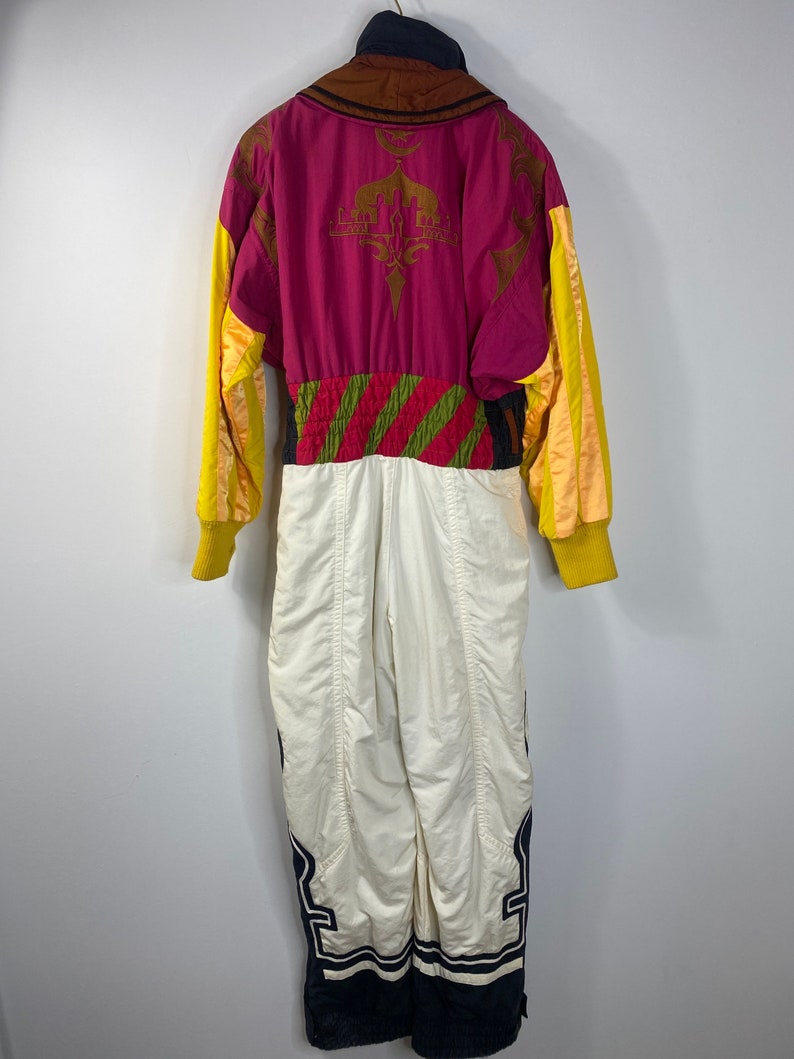 80s Multicolored/Embroidered Ski suit by Bogner Sz 10 image 6