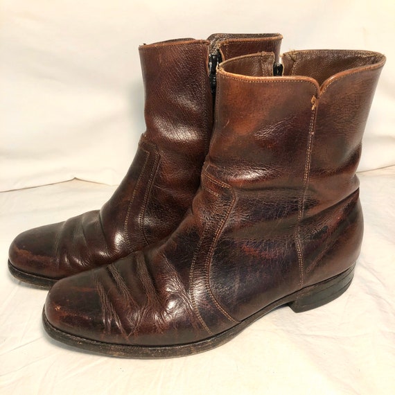 Vintage Florsheim leather boots /Funk/Mod