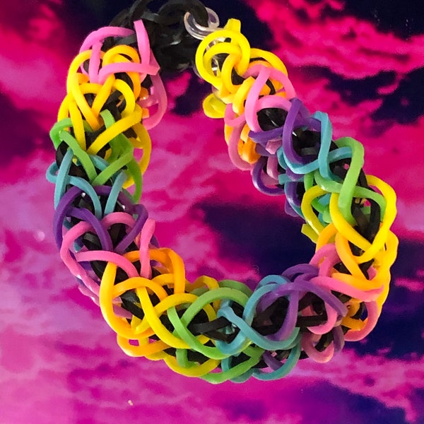 Bracelet fou d’arc-en-ciel