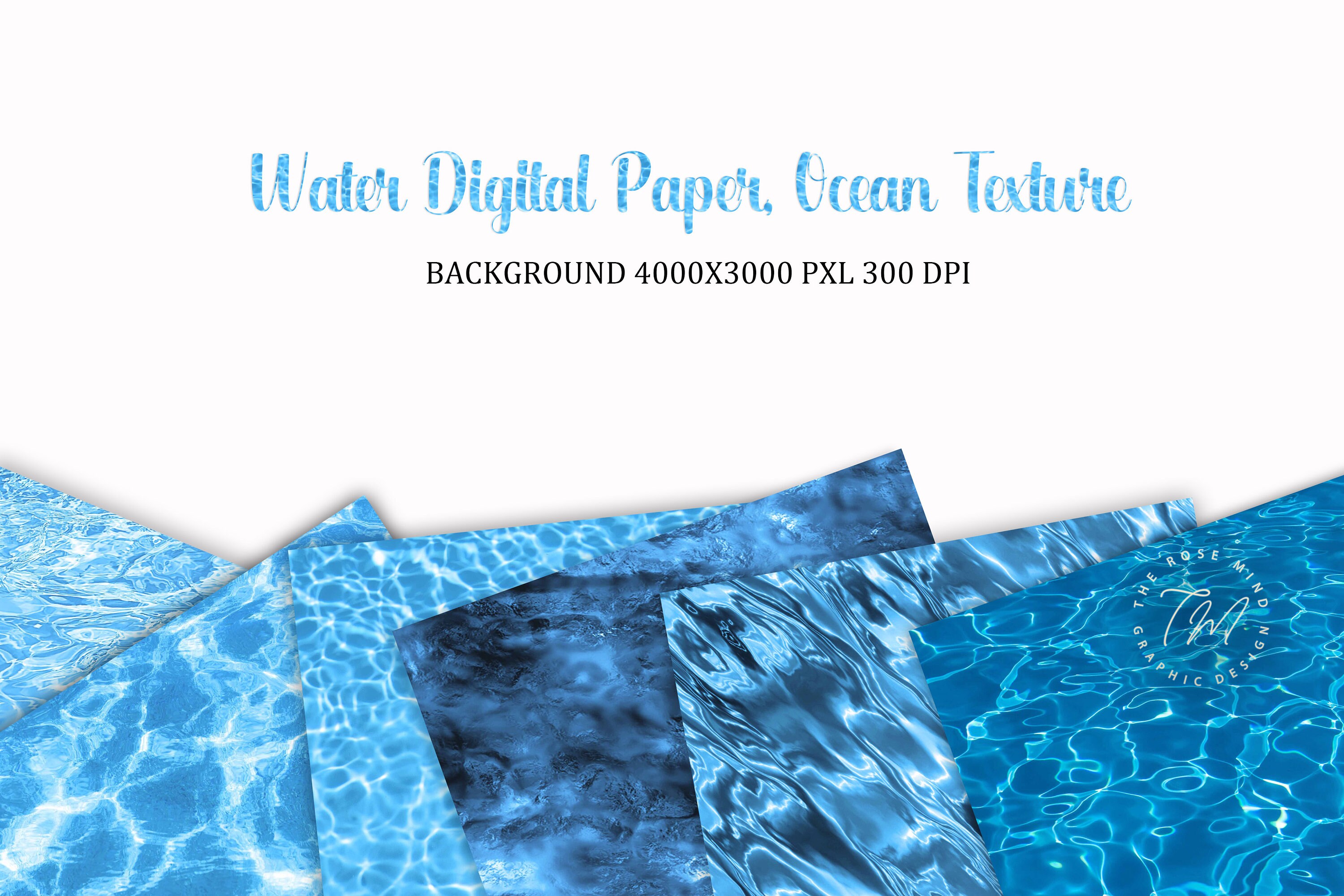 Computer Water Paper Design Water Digital Paper Ocean Texture Water Background Water - Etsy UK