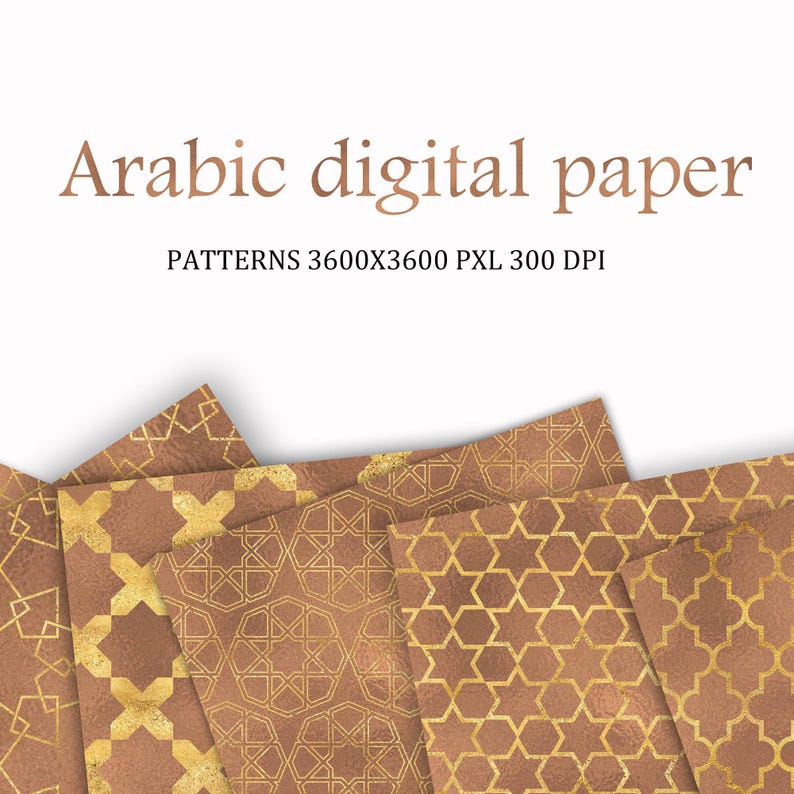 Arabic Digital Paper, Arabic Pattern, Arabic Digital Background ...