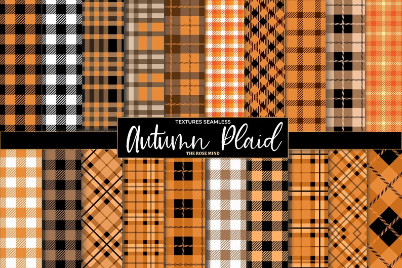 buffalo plaid Autumn Fall buffalo plaids Fall buffalo plaid Buffalo plaid paper buffalo plaid fall fall plaid fabric