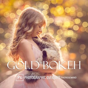 Gold bokeh, Gold bokeh for photagrapher, overlay photoshop, overlay gold, fast download