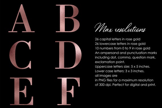 Rose Gold Letters R Printable Craft Supplies & Tools Scrapbooking printable Rose gold Alphabet ...