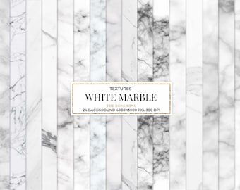 White Marble digital paper, White Marble texture, White Marble Background, Marble background