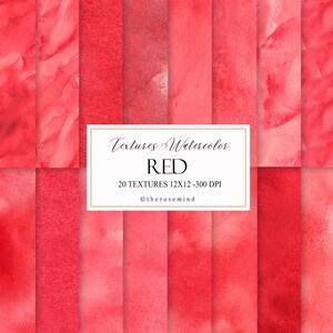 Red Watercolor digital paper, red watercolor, red wall paper,