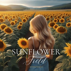 Sunflower Overlays, Sunflower clip art, fast download, overlay for photoshop,