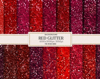Glitter digital paper red, red digital paper, redt wallpaper, red glitter, red background, Iridescent download,