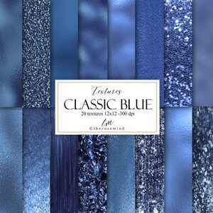 Luxury blue digital paper, digital paper package, blue texture, luxury paper, digital download, scrapbooking paper