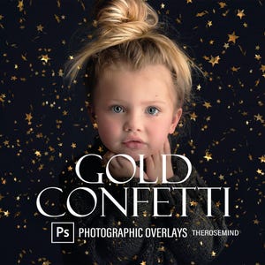 Confetti overlay, beautiful photo effect for celebration, photographic overlays