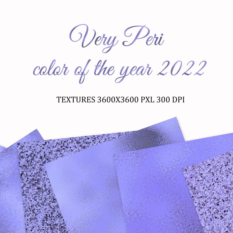 Color of the Year 2022 Very Peri, Very Peri digital paper, Very Peri foil, Very Peri metallic, Very Peri wall paper immagine 3