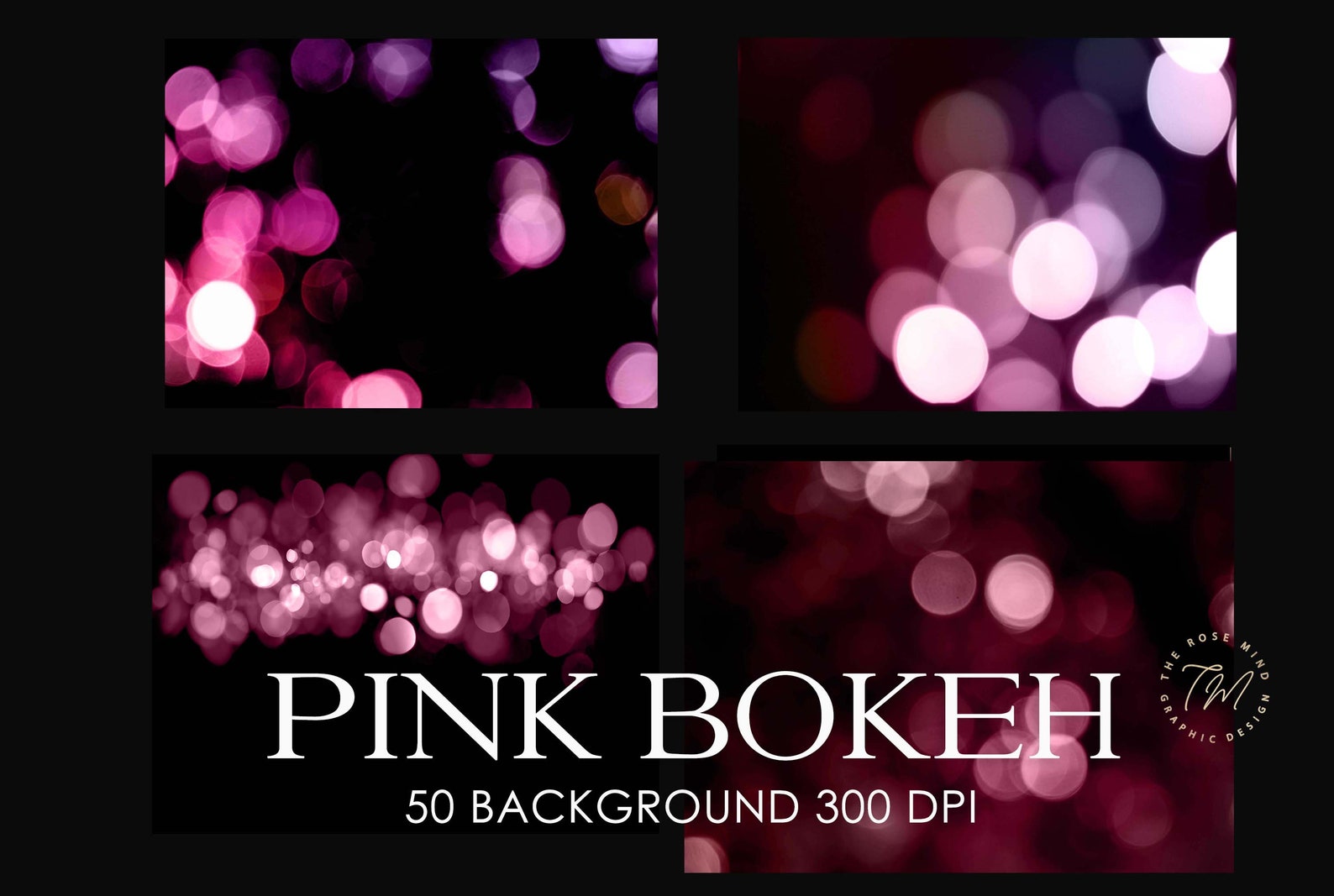 Overlays Bokeh Pink overlay pink transparent Etsy