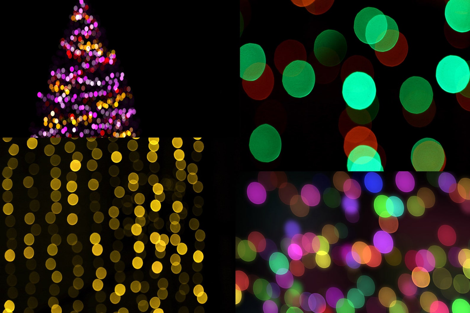 Christmas Magic Lights Overlay Lights Overlay Etsy