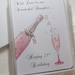 Personalised Birthday Card, Money Wallet. Wife, Daughter, Granddaughter, Daughter-in-Law, Sister, Niece. Any age