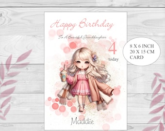 HANDMADE PERSONALISED BIRTHDAY CARD Daughter In Law Granddaughter Sister 354169823137 - Foto 5