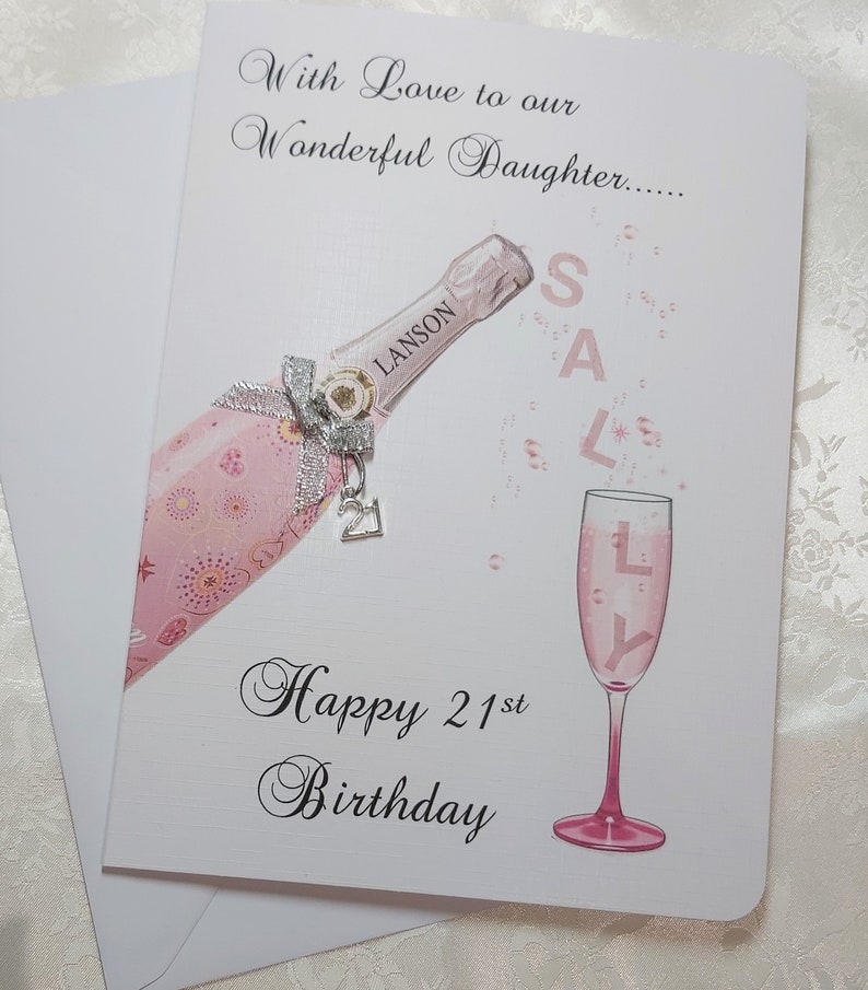 Personalised Birthday Card, Money Wallet. Wife, Daughter, Granddaughter - View #7