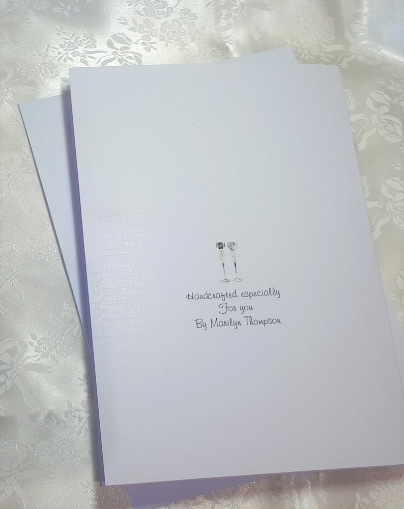 Personalised Wedding Card and Wallet, Daughter and Son-in-Law, Son & Daughter-in-Law image 8