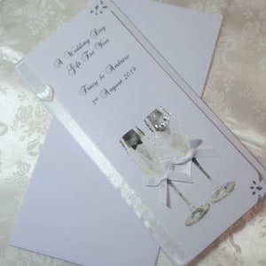 Personalised Wedding Card and Wallet, Daughter and Son-in-Law, Son & Daughter-in-Law image 7