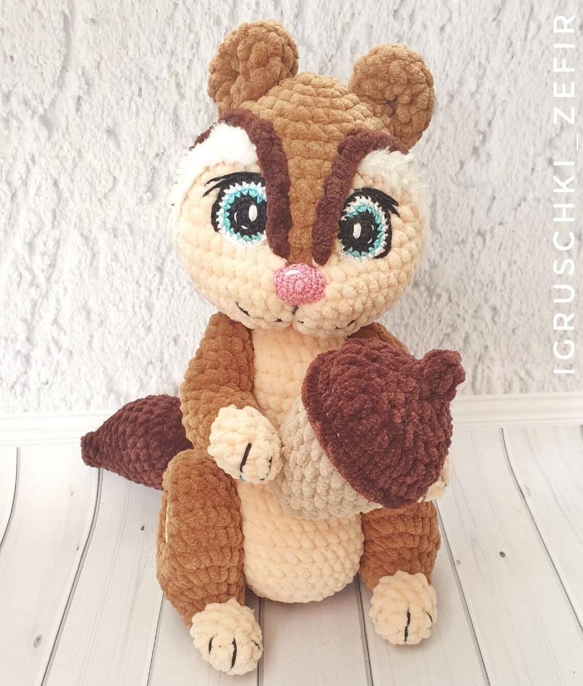 Crochet Chipmunk Pattern Etsy