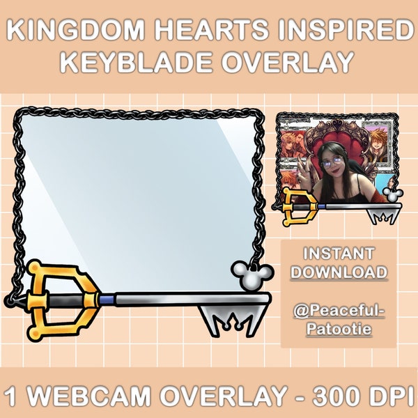 Twitch Kingdom Hearts Keyblade Webcam Overlay