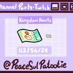 Cute Twitch Channel Points - Kingdom Hearts Union Cross Draw Ticket