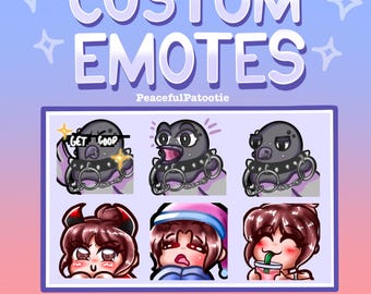 CUSTOM Twitch/Discord/Follower Emote(s)