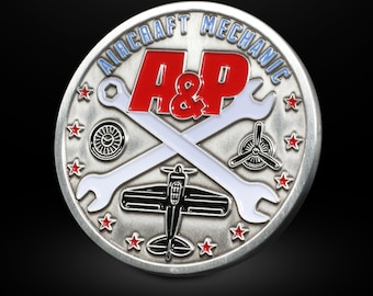 A&P Aircraft Mechanic Aviation Challenge Coin
