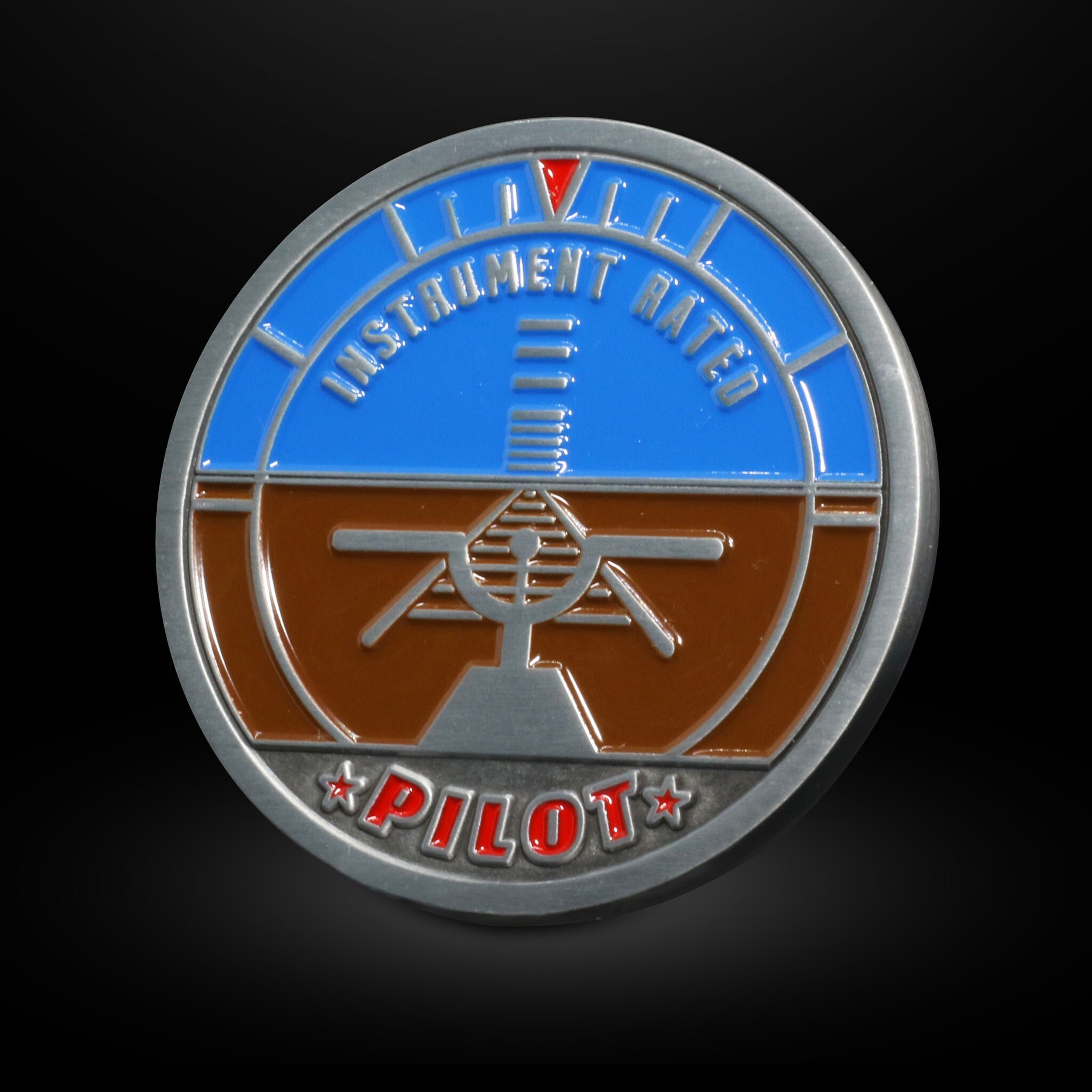 Instrument Rated Pilot Aviation Challenge Coin