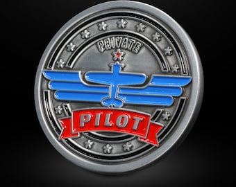 Private Pilot Aviation Challenge Coin