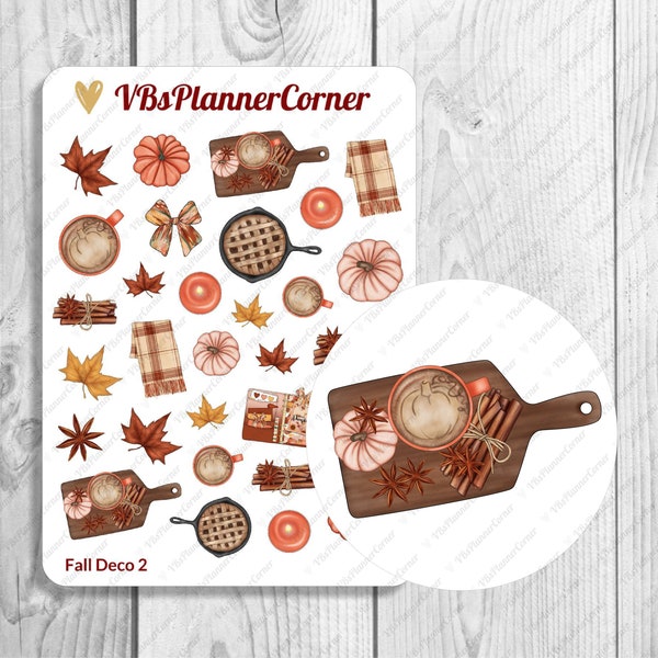 Planer Sticker | "HerbstDeko 2" | Icon Sticker