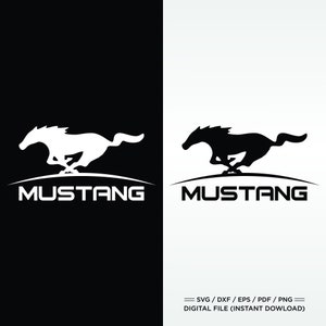 MUSTANG LOGO- svg- png
